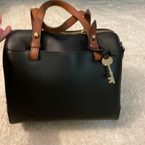 Fossil Leather Speedy Bag